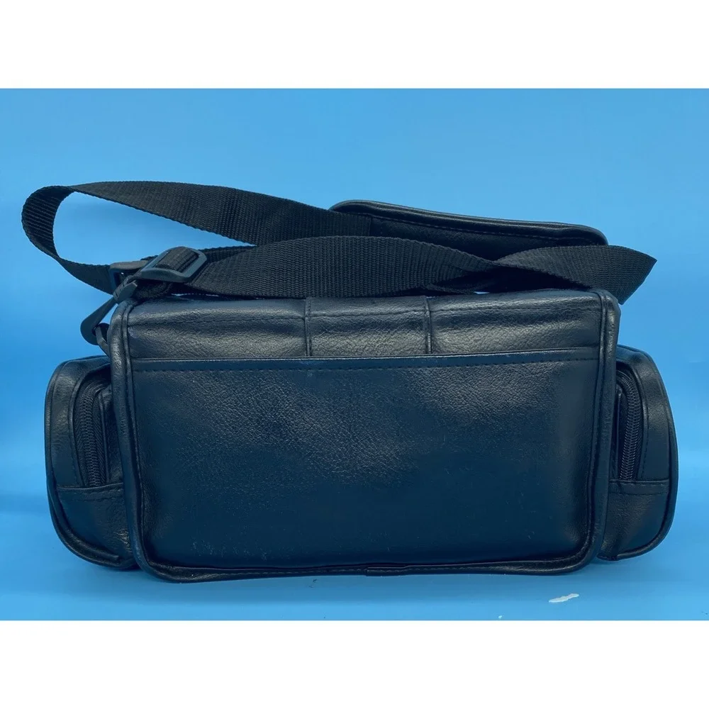 Sony LCS-VA3 Deluxe Soft Faux Leather Carrying Case For Camera & Camcorder